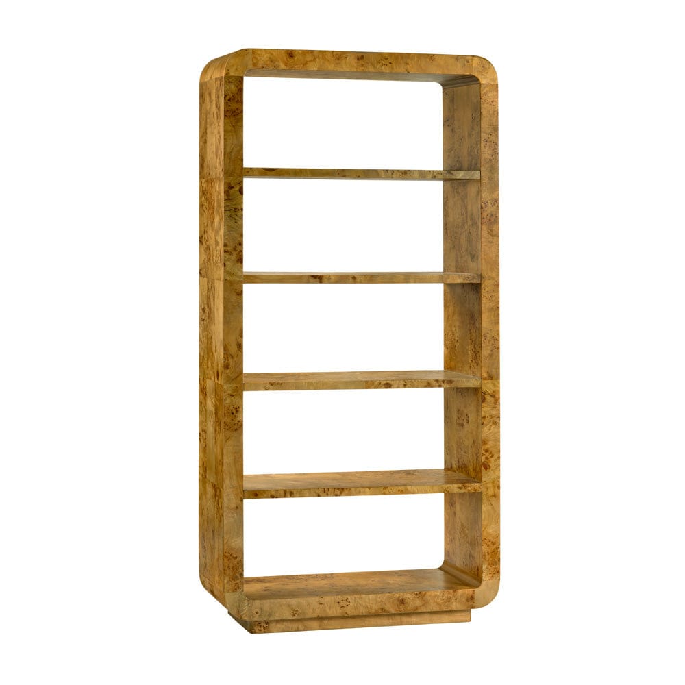 Crestview Collection - Richmond 80 in. Brown Solid Wood 5 Shelf Etagere - CVFDR1167 view 1
