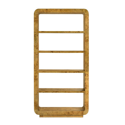 Crestview Collection - Richmond 80 in. Brown Solid Wood 5 Shelf Etagere - CVFDR1167 view 2