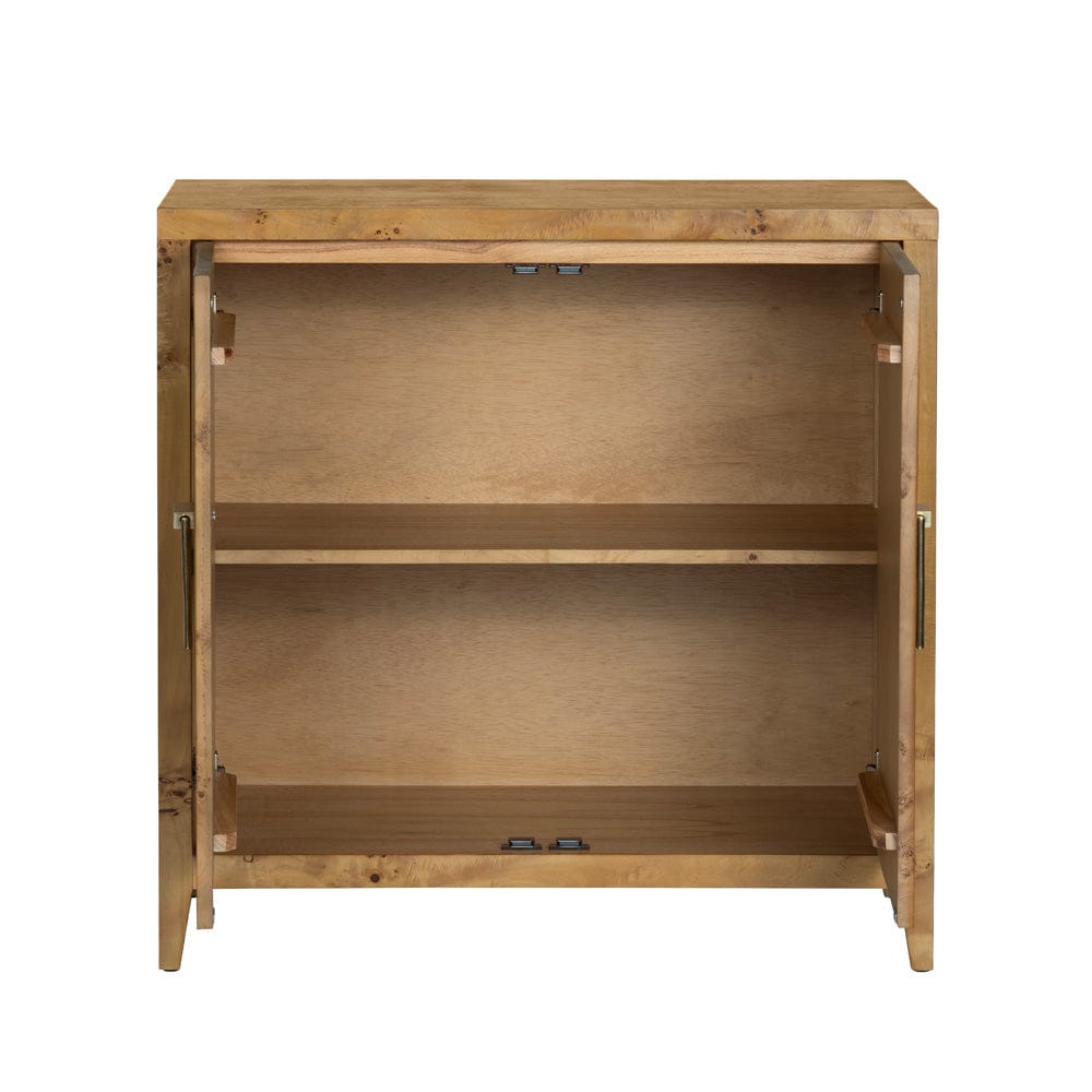 Crestview Collection - Richmond Brown Solid Wood 2 Door Accent Cabinet - CVFDR1168 view 3