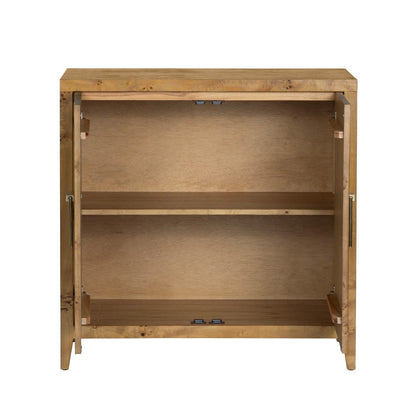 Crestview Collection - Richmond Brown Solid Wood 2 Door Accent Cabinet - CVFDR1168 view 3