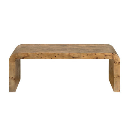 Crestview Collection - Richmond Brown Solid Wood Rectangle Coffee Table / Cocktail Table - CVFDR1166 view 2