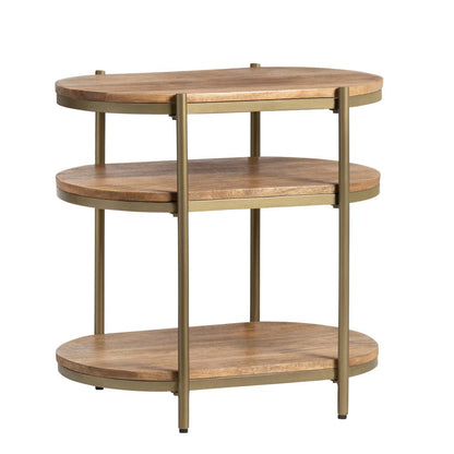 Crestview Collection - Rockwell Oval Brown Solid Wood Accent End Table - CVFNR4217 view 1