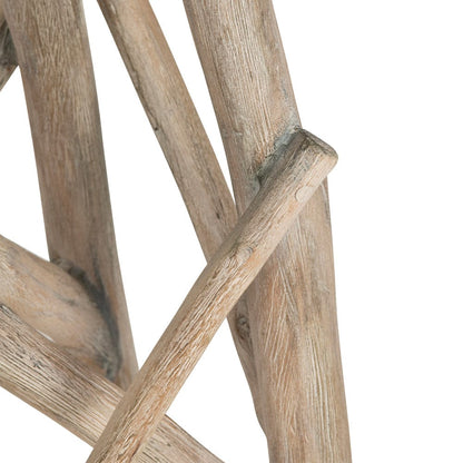 Crestview Collection - Round Brown Solid Wood Accent End Table - CVFDR1324 view 2