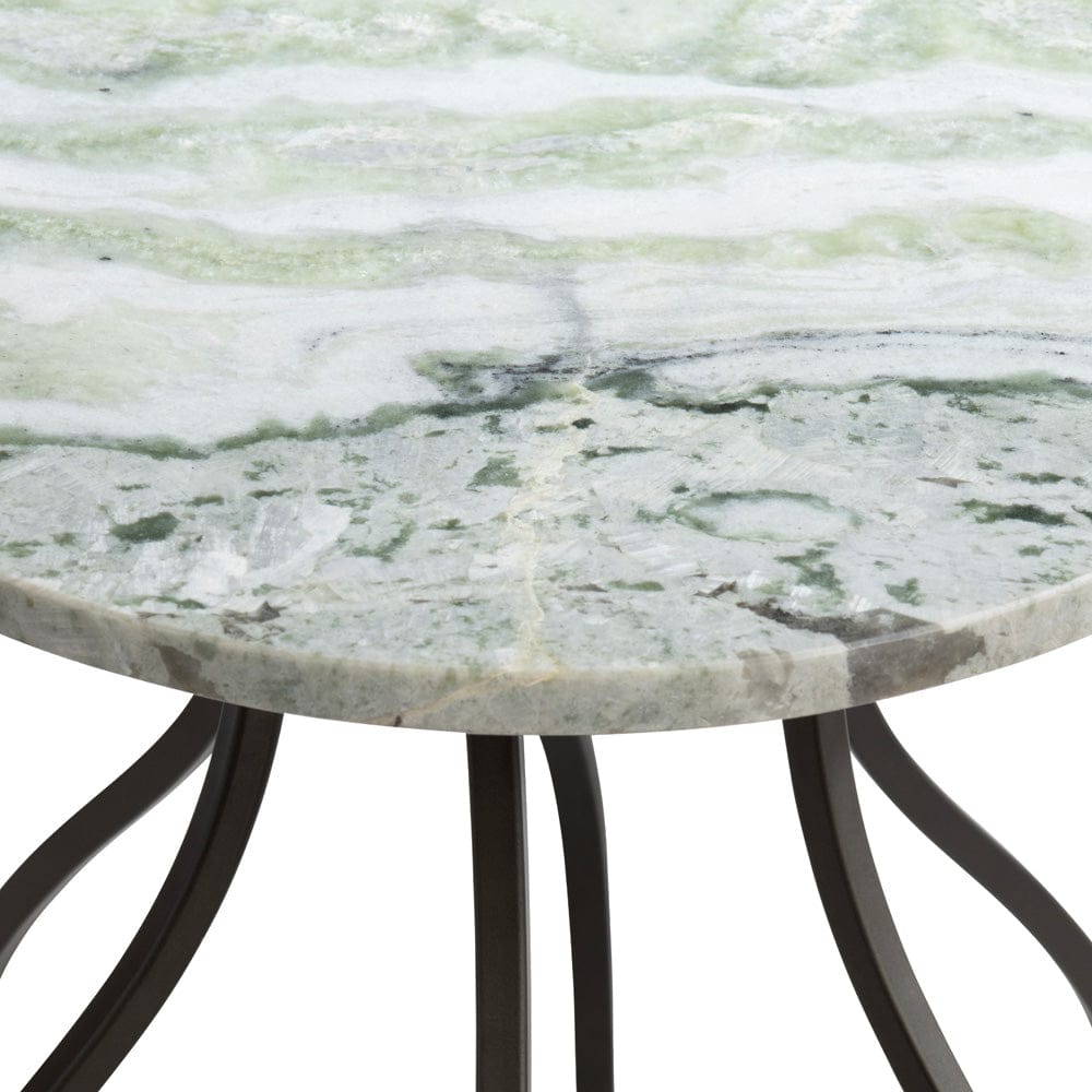 Crestview Collection - Round Green Marble Accent End Table - CVFNR4545 view 4