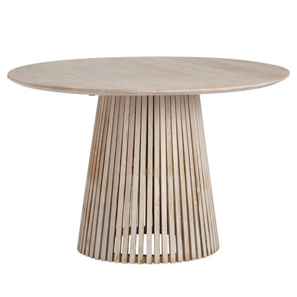 Crestview Collection - San Bernadino 48 in. Tan Solid Wood Round Dining Table - CVFNR4570 view 1