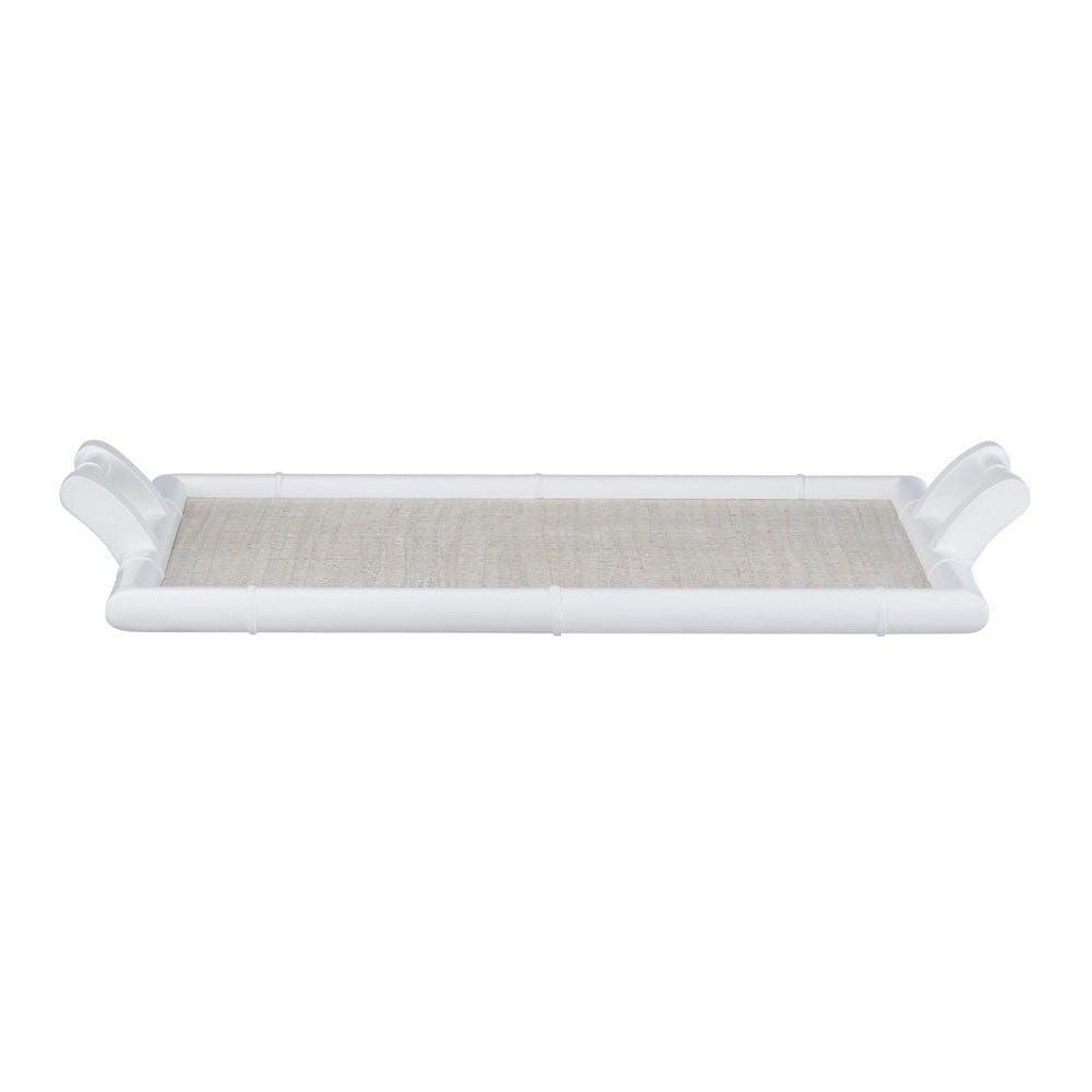Crestview Collection - Sandy Shores Rectangle White Solid Wood Accent End Table - CVFDR1004 view 3