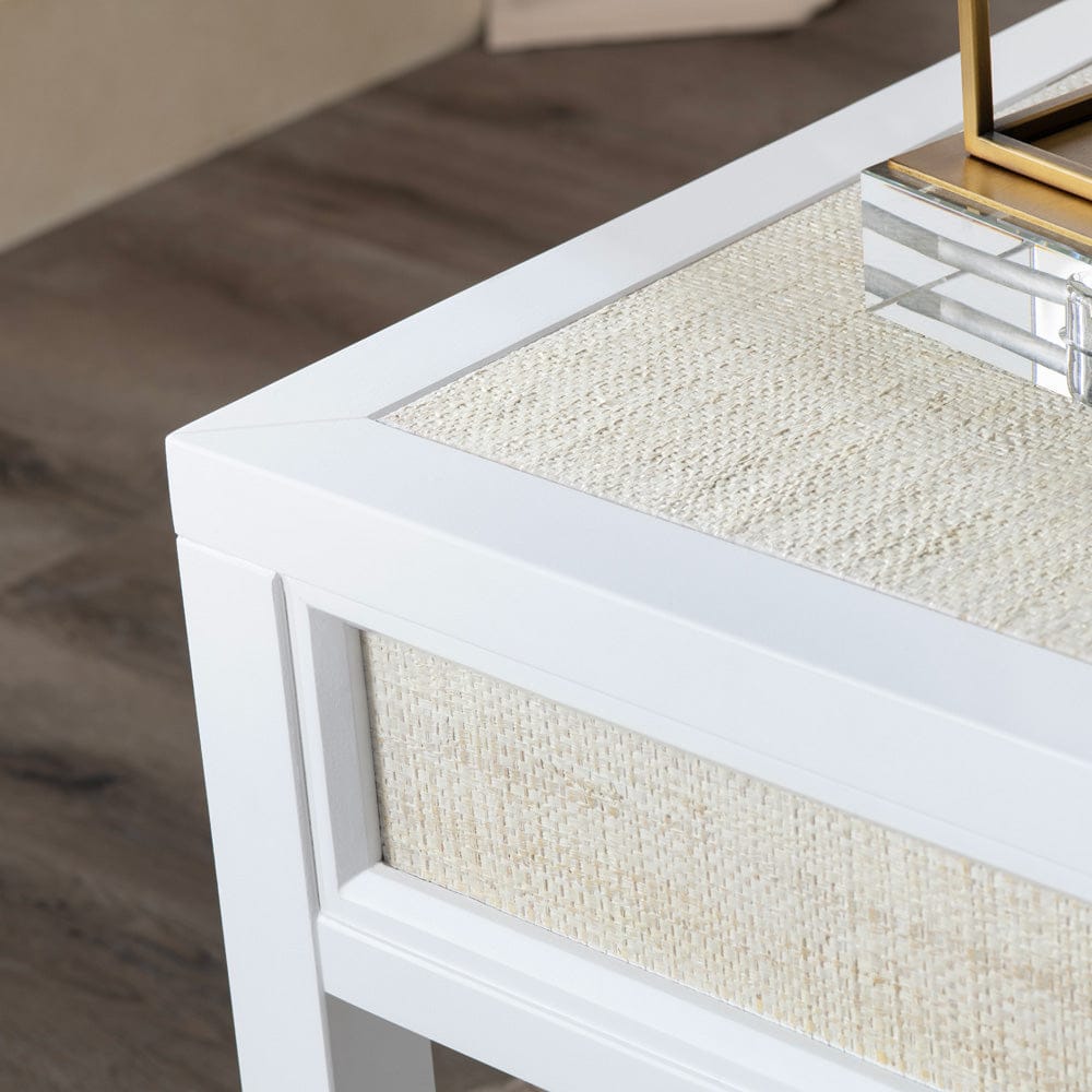Crestview Collection - Sandy Shores Square White Solid Wood Accent End Table - CVFDR1151 view 5