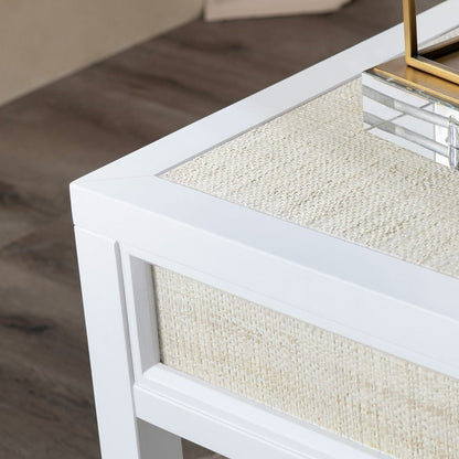 Crestview Collection - Sandy Shores Square White Solid Wood Accent End Table - CVFDR1151 view 5