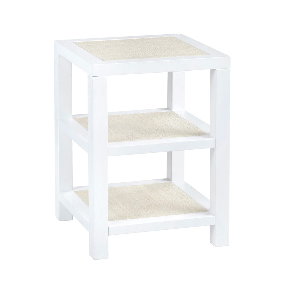 Crestview Collection - Sandy Shores Square White Solid Wood Accent End Table - CVFDR1152 view 1