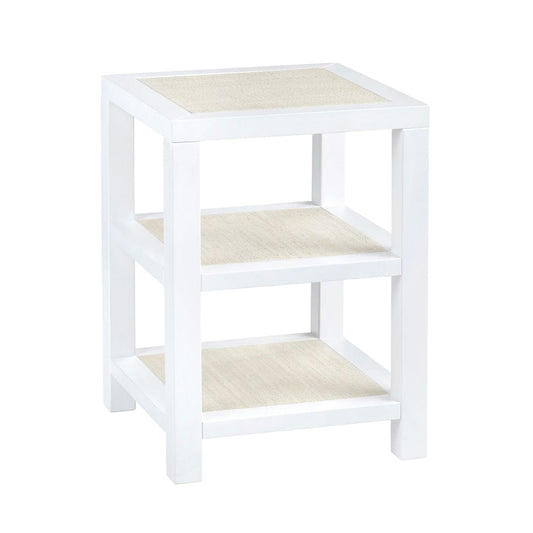 Crestview Collection - Sandy Shores Square White Solid Wood Accent End Table - CVFDR1152 view 1