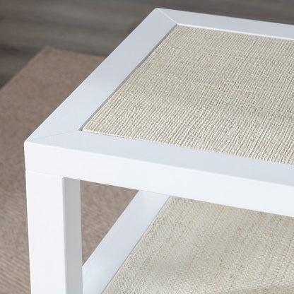 Crestview Collection - Sandy Shores Square White Solid Wood Accent End Table - CVFDR1152 view 4