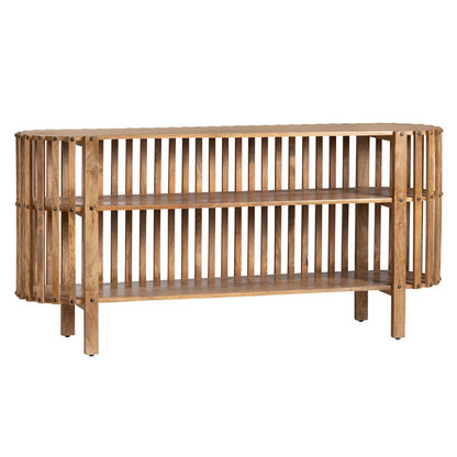 Crestview Collection - Santa Ana 68 in. Brown Solid Wood Accent Console Sofa Table - CVFNR4505 view 1