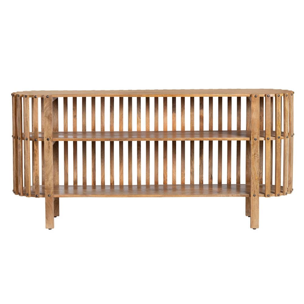 Crestview Collection - Santa Ana 68 in. Brown Solid Wood Accent Console Sofa Table - CVFNR4505 view 2