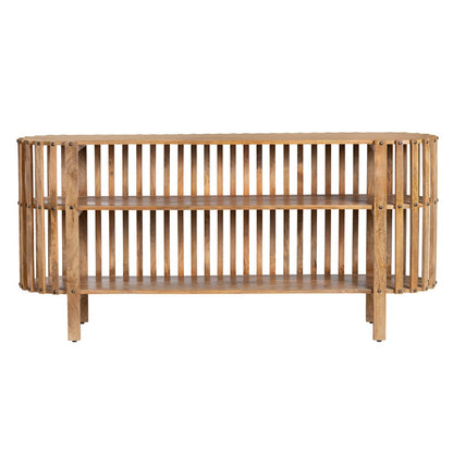 Crestview Collection - Santa Ana 68 in. Brown Solid Wood Accent Console Sofa Table - CVFNR4505 view 2