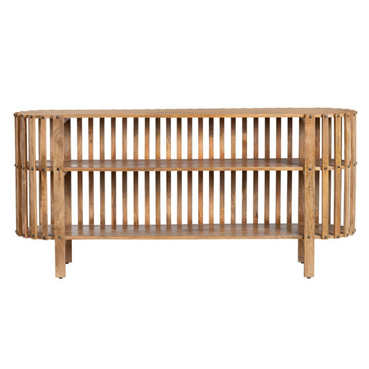 Crestview Collection - Santa Ana 68 in. Brown Solid Wood Accent Console Sofa Table - CVFNR4505 view 2