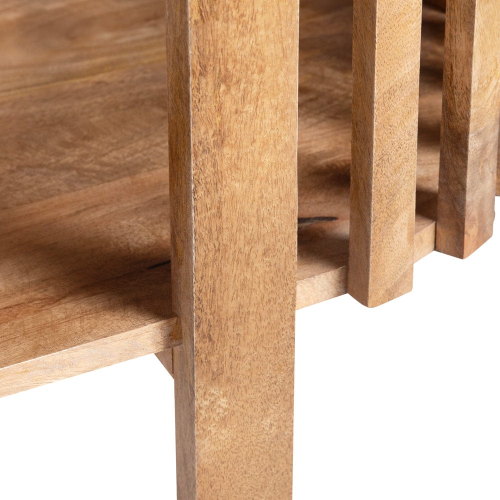 Crestview Collection - Santa Ana 68 in. Brown Solid Wood Accent Console Sofa Table - CVFNR4505 view 3