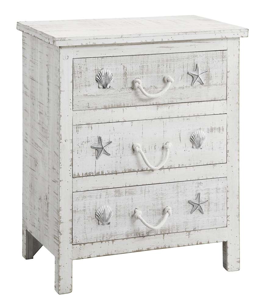 Crestview Collection - Seaside Sand 3 Drawer Chest - CVFZR1008 veiw 1