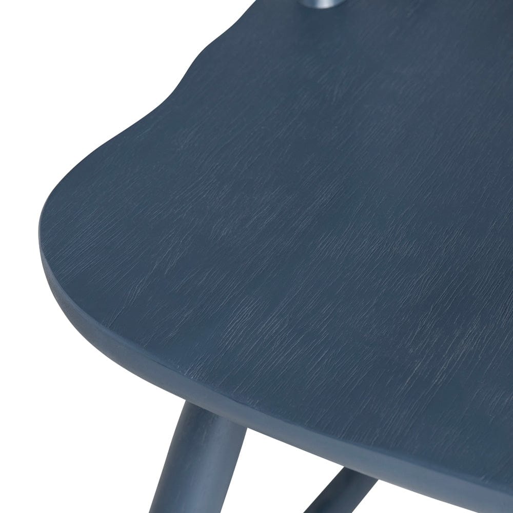 Crestview Collection - Set of 2 Blue Solid Wood Dining Chair - CVFVR8404 view 4