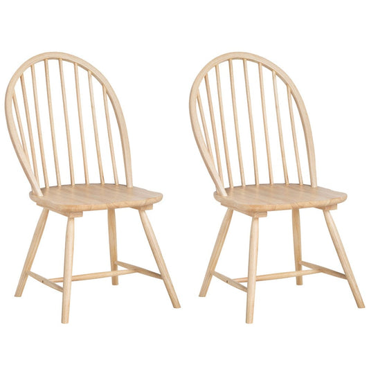 Crestview Collection - Set of 2 Brown Solid Wood Dining Chair - CVFVR8403 view 1