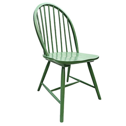 Crestview Collection - Set of 2 Green Solid Wood Dining Chair - CVFVR8574 view 3