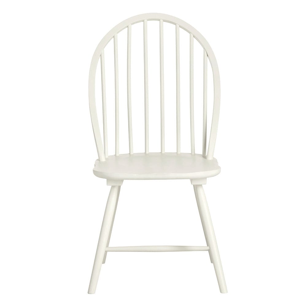 Crestview Collection - Set of 2 White Solid Wood Dining Chair - CVFVR8402 view 2