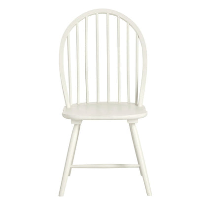 Crestview Collection - Set of 2 White Solid Wood Dining Chair - CVFVR8402 view 2