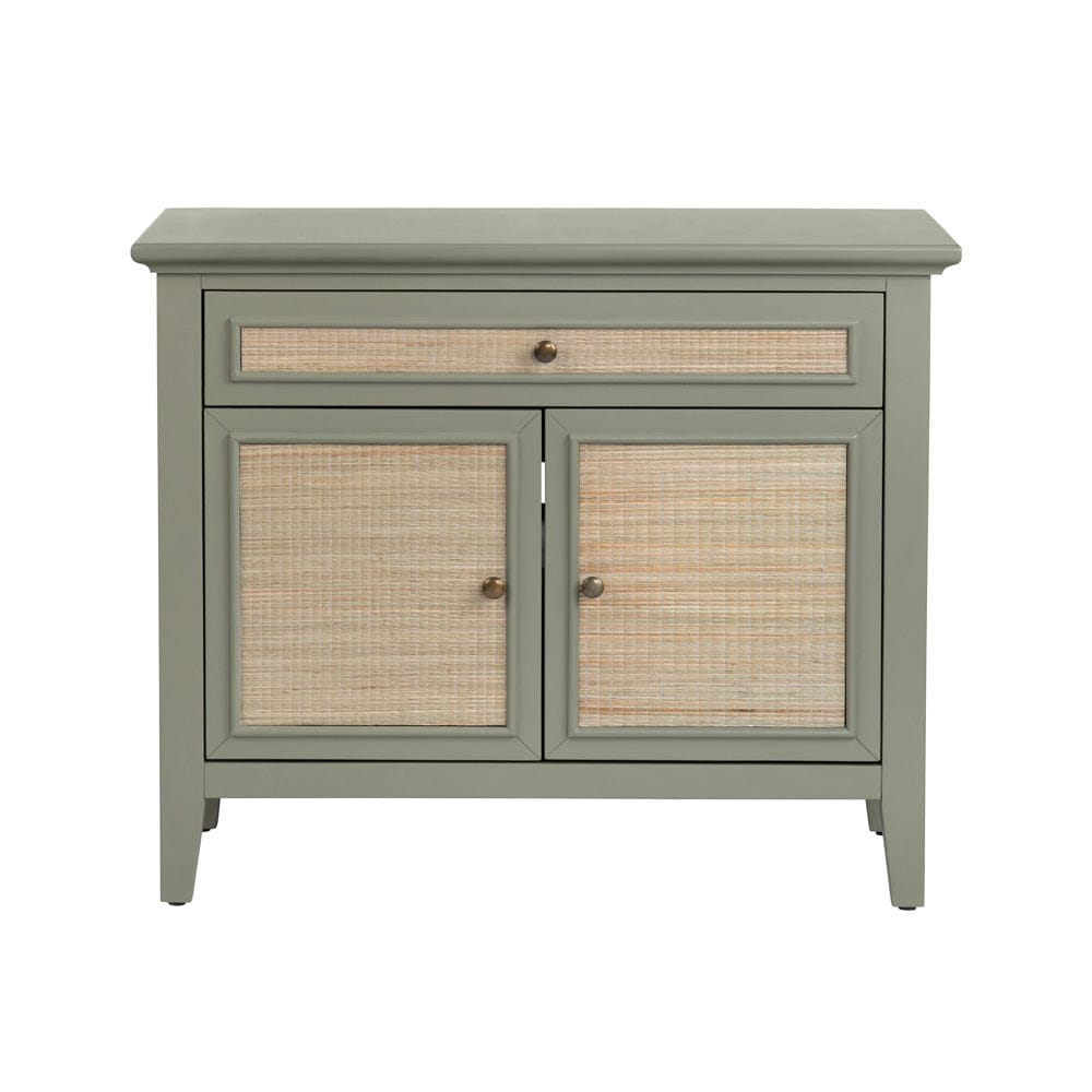 Crestview Collection - Solace 35.75 in. Gray Solid Wood 1 Drawer 2 Door Media Credenza Accent Cabinet - CVFDR1321 view 2