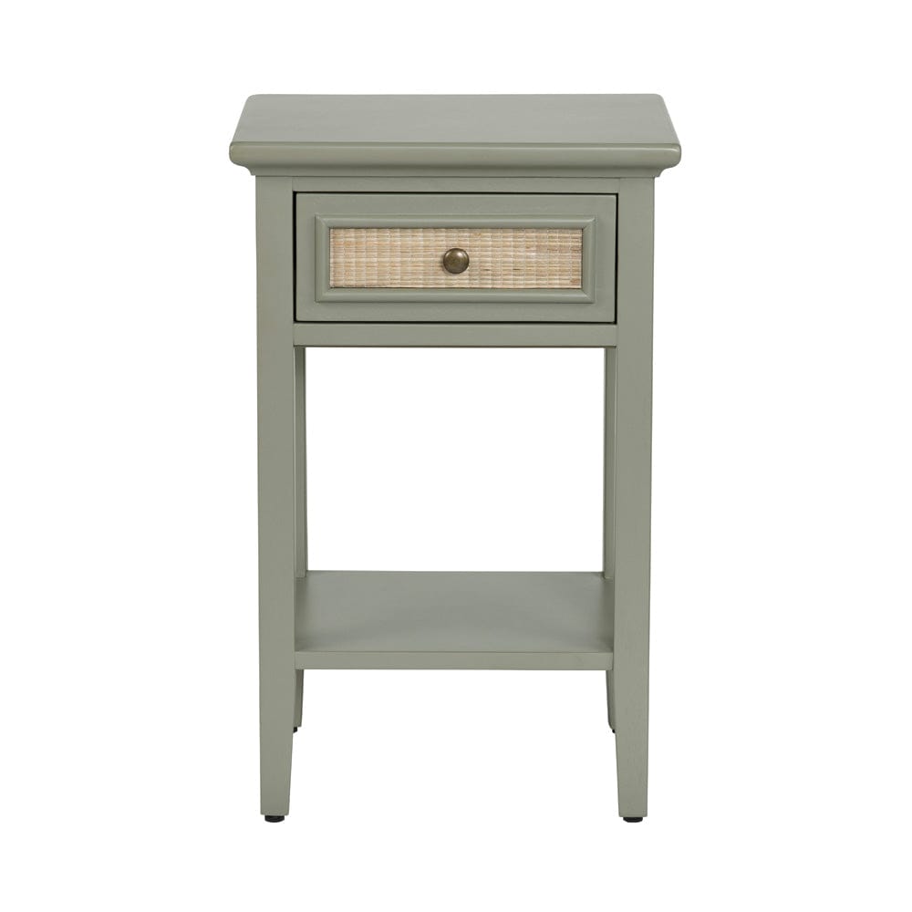 Crestview Collection - Solace Square Green Solid Wood Accent End Table - CVFDR1322 view 2
