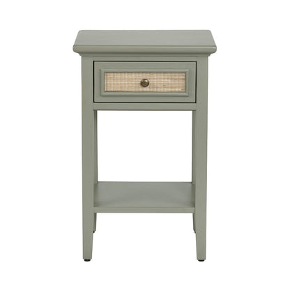 Crestview Collection - Solace Square Green Solid Wood Accent End Table - CVFDR1322 view 2