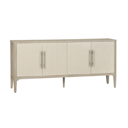 Crestview Collection - Sterling 74 in. Beige Solid Wood 4 Door Media Credenza / Sideboard - CVFDR1158 view 1