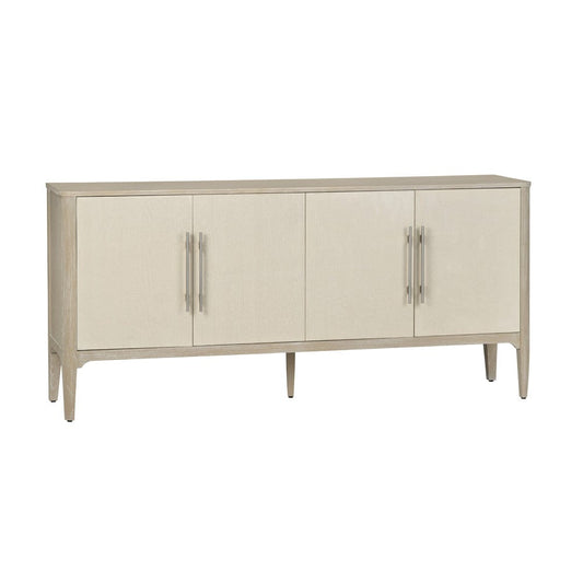 Crestview Collection - Sterling 74 in. Beige Solid Wood 4 Door Media Credenza / Sideboard - CVFDR1158 view 1