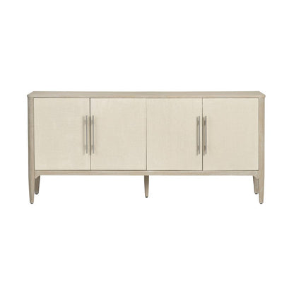Crestview Collection - Sterling 74 in. Beige Solid Wood 4 Door Media Credenza / Sideboard - CVFDR1158 view 2