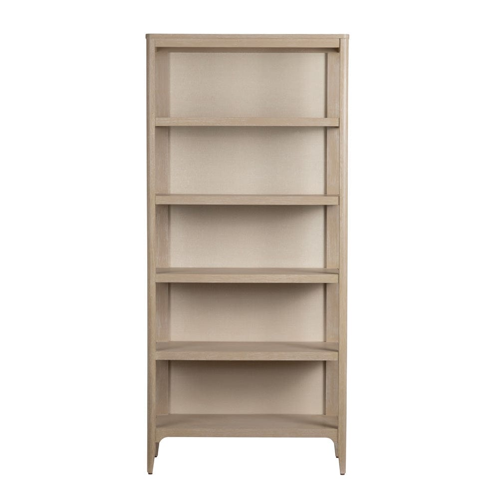 Crestview Collection - Sterling 78 in. Tan Solid Wood 4 Shelf Bookcase - CVFDR1201 view 2
