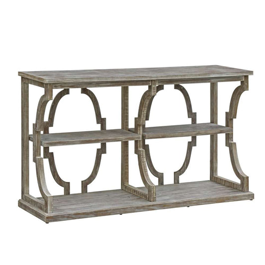 Crestview Collection - Stockton Open Chestnut Wash 3 Tier Console - CVFZR3525 veiw 1