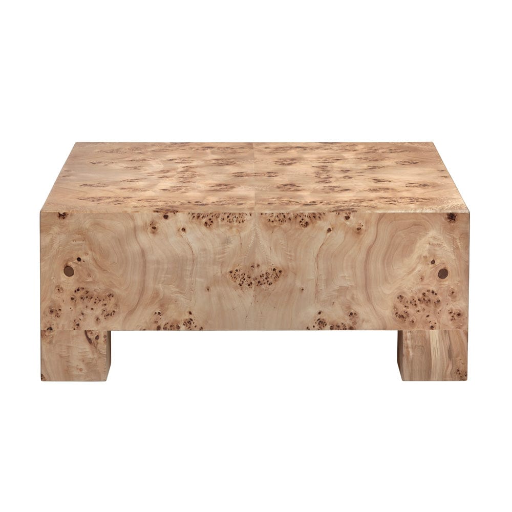 Crestview Collection - Sutherland Brown Solid Wood Rectangle Coffee Table / Cocktail Table - CVFDR1340 view 2