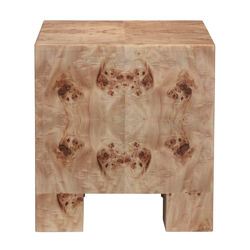Crestview Collection - Sutherland Square Brown Solid Wood Accent End Table - CVFDR1341 view 2