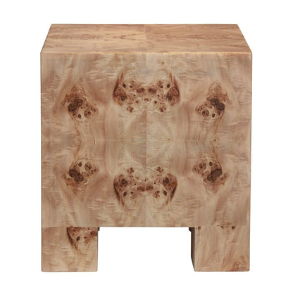 Crestview Collection - Sutherland Square Brown Solid Wood Accent End Table - CVFDR1341 view 2