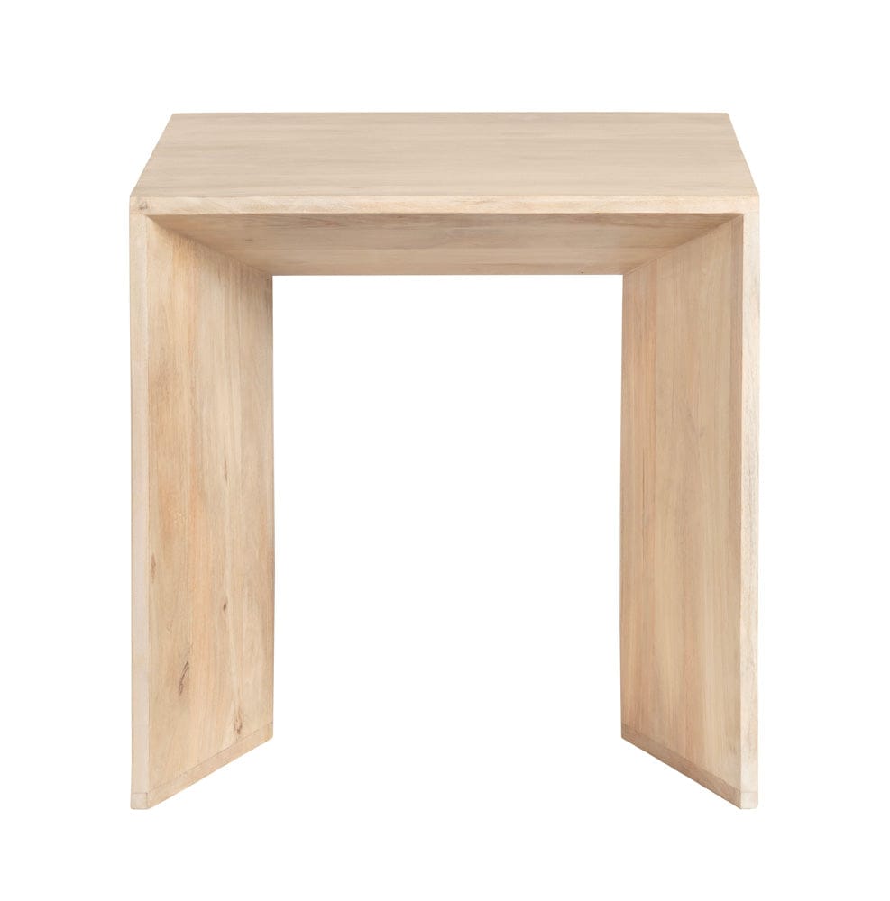 Crestview Collection - Sydney Square Brown Solid Wood Accent End Table - CVFNR4572 view 2