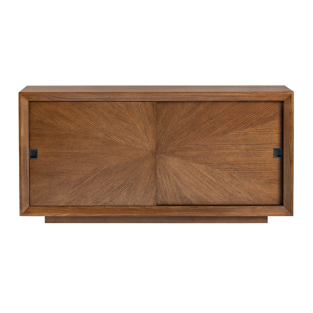 Crestview Collection - Thomas 65 in. Brown Solid Wood 2 Door Media Credenza / Sideboard - CVFDR1160 view 2