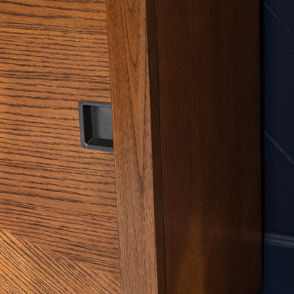 Crestview Collection - Thomas 65 in. Brown Solid Wood 2 Door Media Credenza / Sideboard - CVFDR1160 view 5