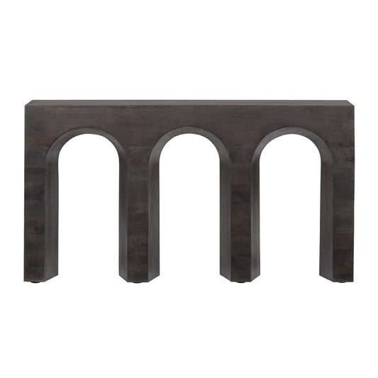 Crestview Collection - Trinity 60 in. Black Solid Wood Accent Console Sofa Table - CVFNR4824 view 2