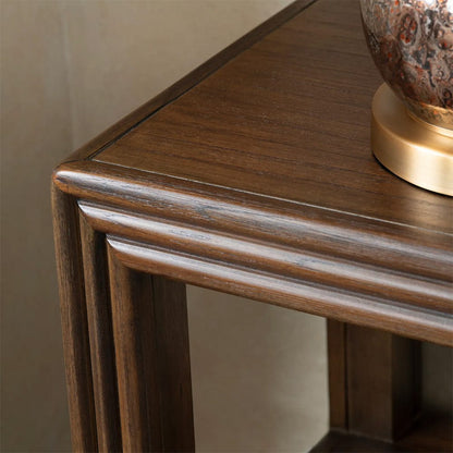 Crestview Collection - Vista 58 in. Brown Solid Wood Accent Console Sofa Table - CVFDR1315 view 4
