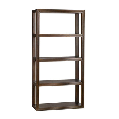 Crestview Collection - Vista 80 in. Brown Solid Wood 4 Shelf Etagere - CVFDR1316 view 1