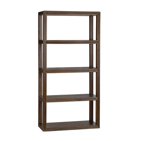 Crestview Collection - Vista 80 in. Brown Solid Wood 4 Shelf Etagere - CVFDR1316 view 1