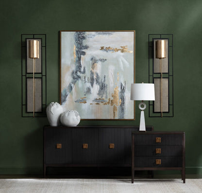 Crestview Collection - Worthington 74 in. Brown Solid Wood 4 Door Media Credenza / Sideboard - CVFDR1047 view 6