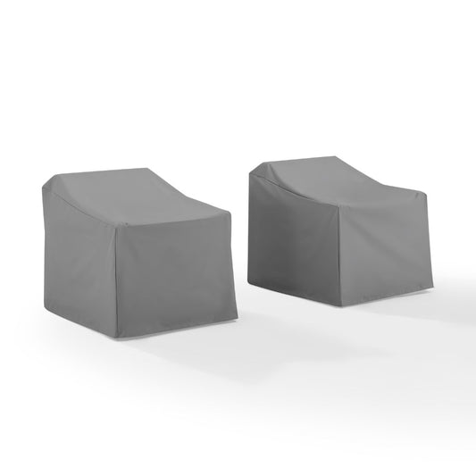 Crosley Furniture - 2 Piece Furniture Cover Set Gray - 2 Chairs - MO75002-GY veiw 2