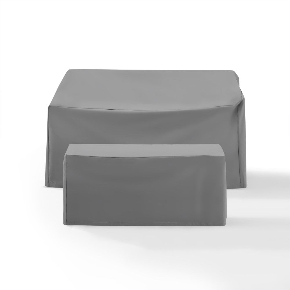 Crosley Furniture - 2 Piece Furniture Cover Set Gray - Loveseat, Coffee Table - MO75001-GY veiw 1