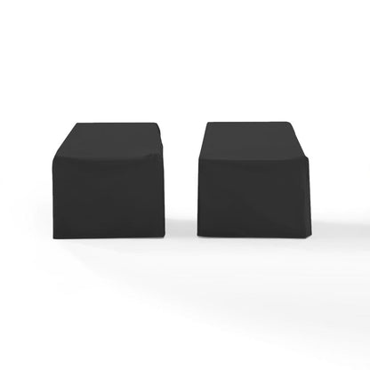 Crosley Furniture - 2Pc Outdoor Chair Furniture Cover Set - 2 Chairs - MO75002-BK view 1
