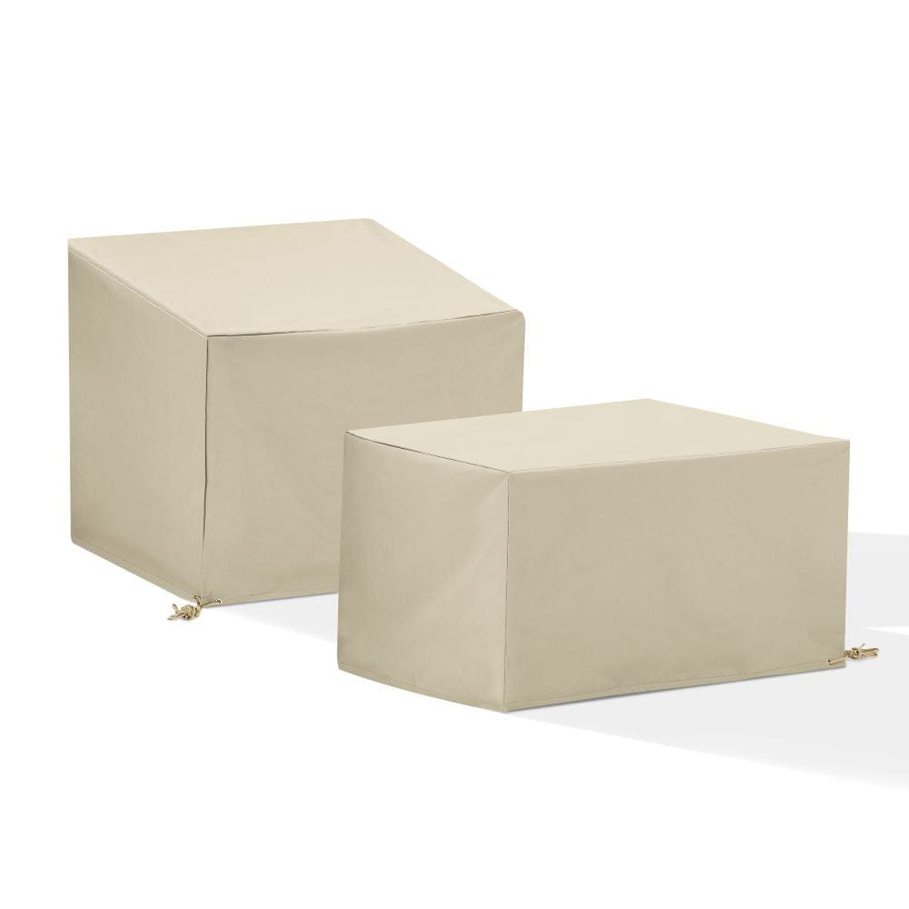 Crosley Furniture - 2Pc Outdoor Furniture Cover Set - Chair & Square Table/Ottoman - MO75050-TA view 1