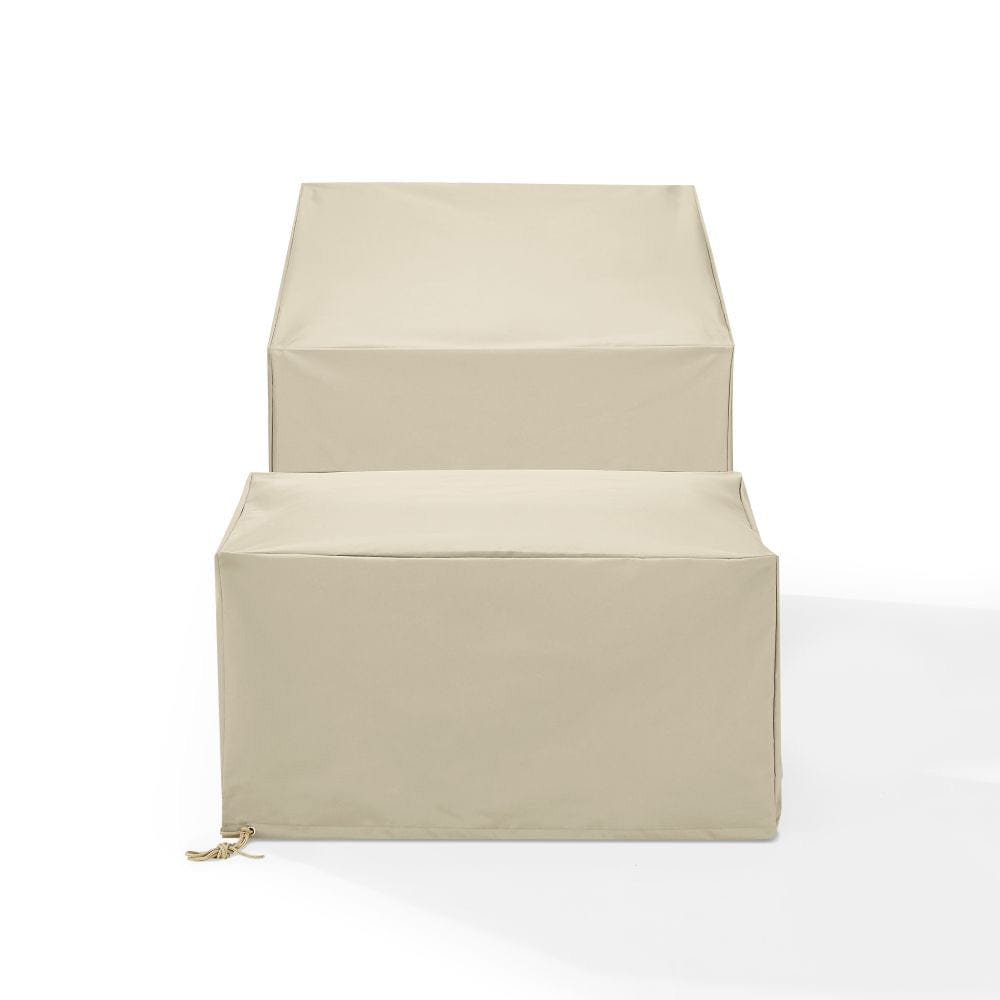 Crosley Furniture - 2Pc Outdoor Furniture Cover Set - Chair & Square Table/Ottoman - MO75050-TA view 2